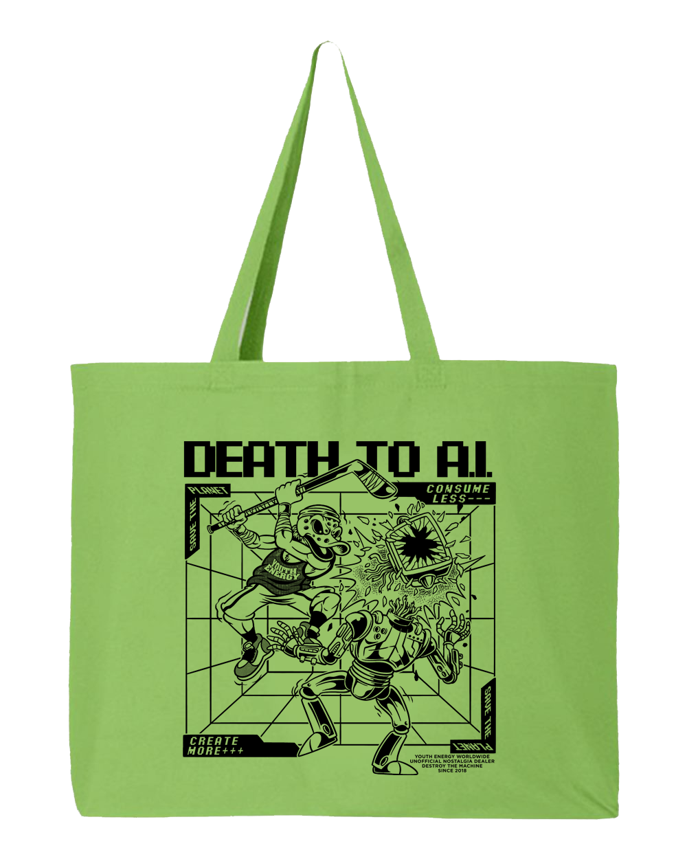 DEATH TO AI • JUMBO TOTE