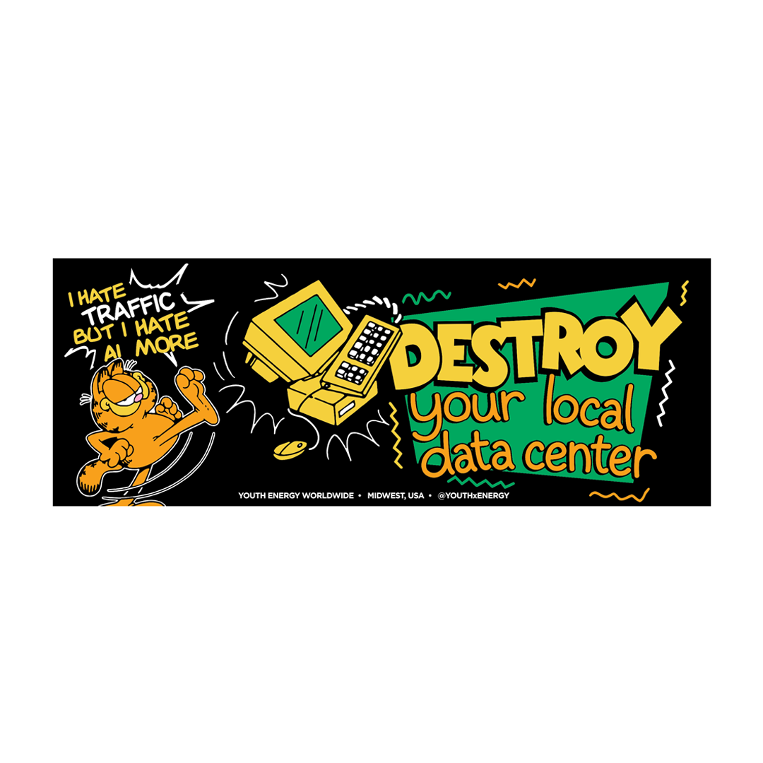 DATA CENTER • BUMPER STICKER