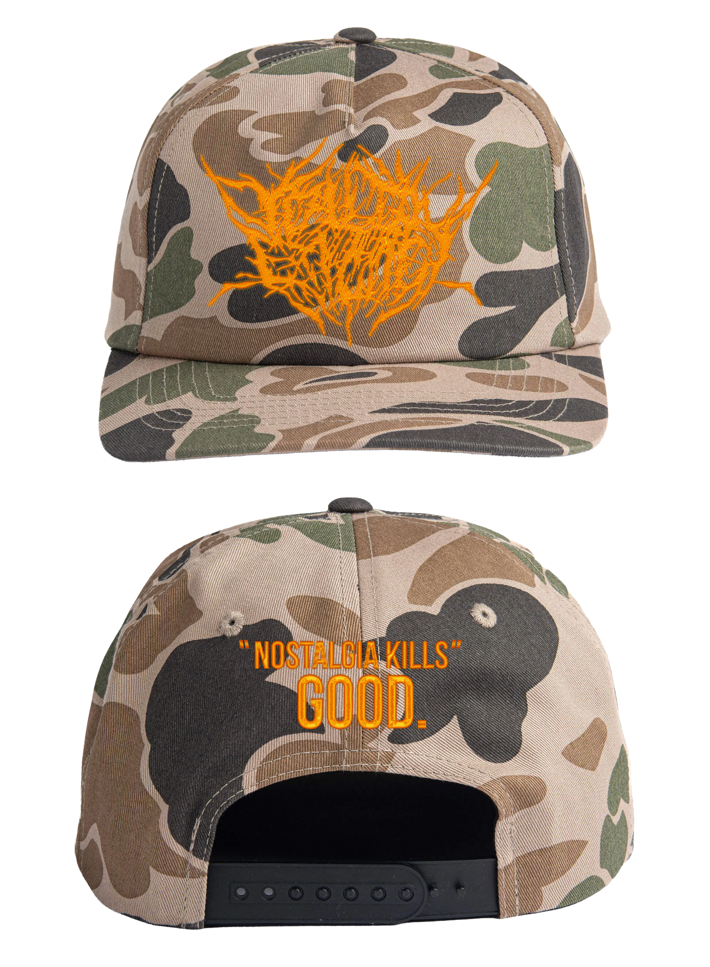 NOSTALGIA KILLS • DUCK CAMO SNAPBACK