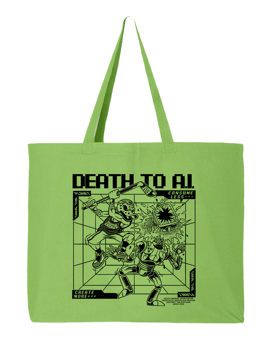 DEATH TO AI • JUMBO TOTE
