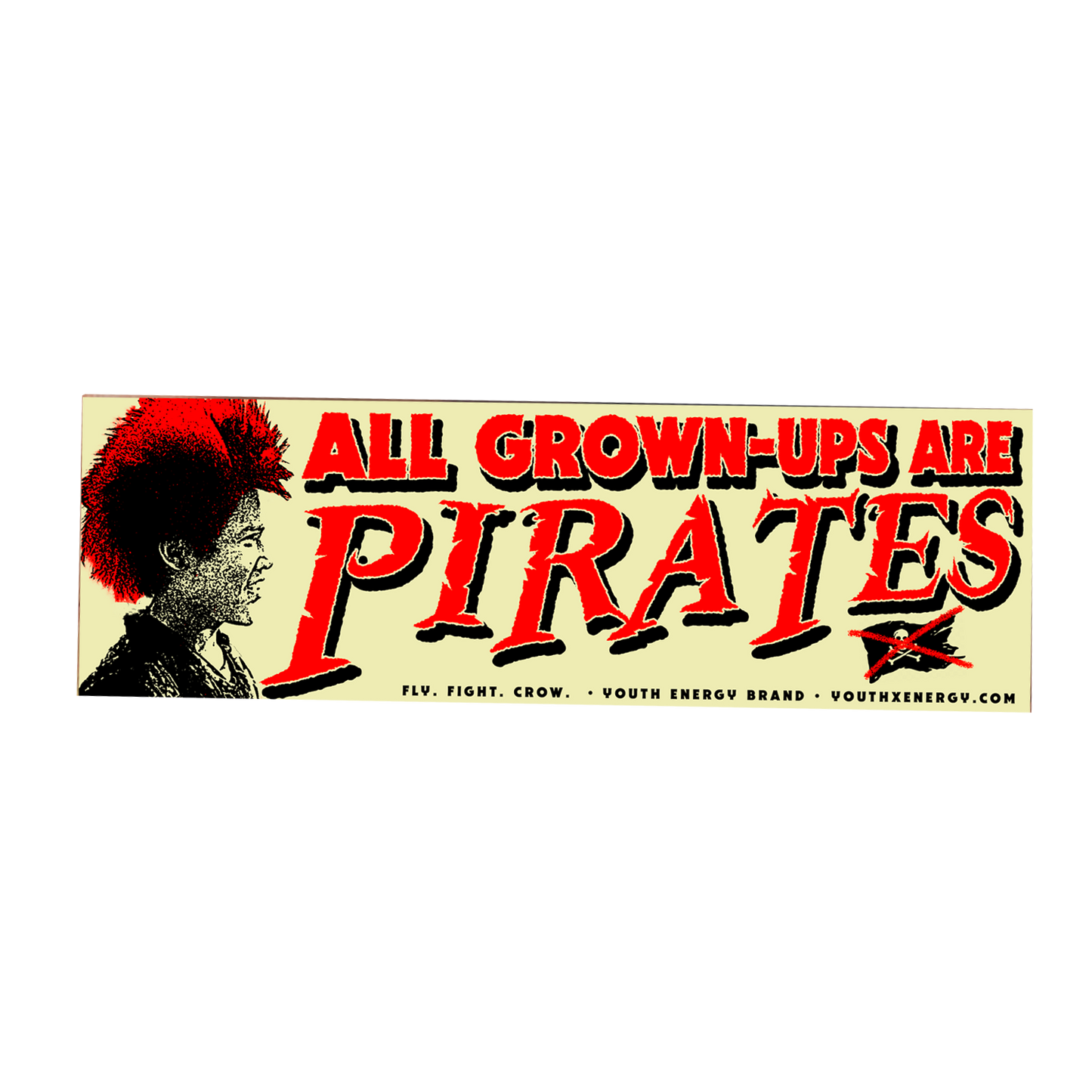 ANTI GROWN UPS - BUMPER STICKER