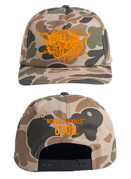 NOSTALGIA KILLS • DUCK CAMO SNAPBACK